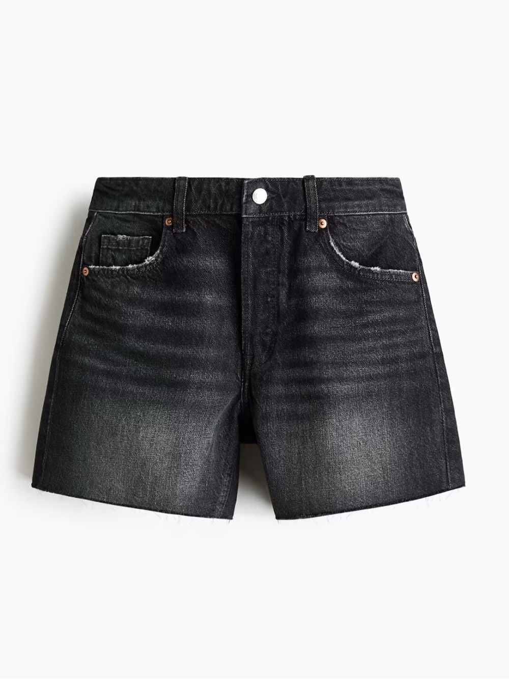 H&M High Rise Denim Jean Shorts
